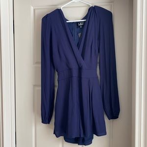 Lulu’s blue long sleeve romper | Never worn | Mint condition.